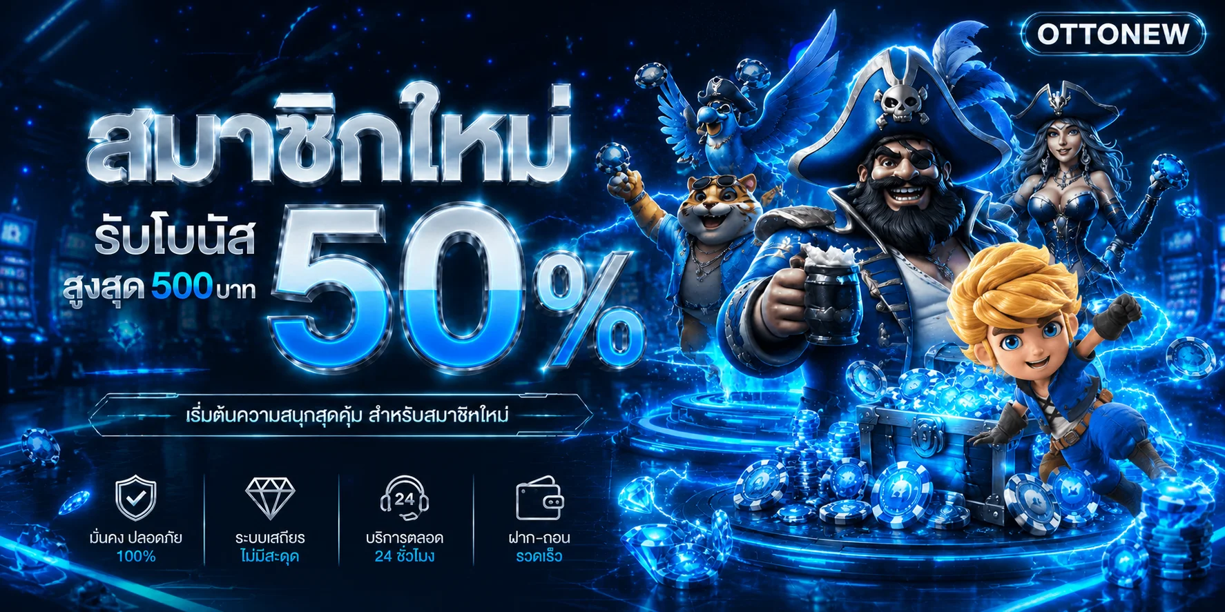 OTTONEW ทางเข้า สมัครสมาชิก สล็อตและคาสิโนออนไลน์
